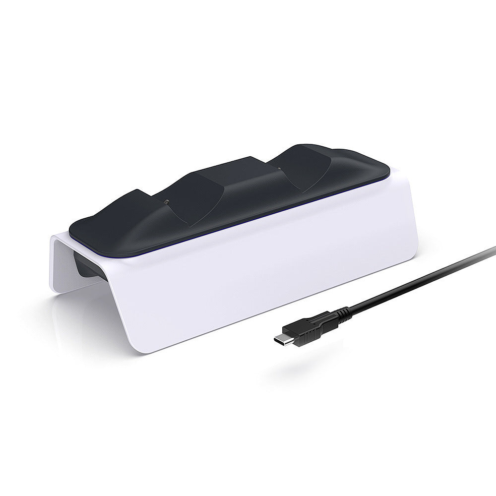 Dual charger for PS5 wireless controllers.