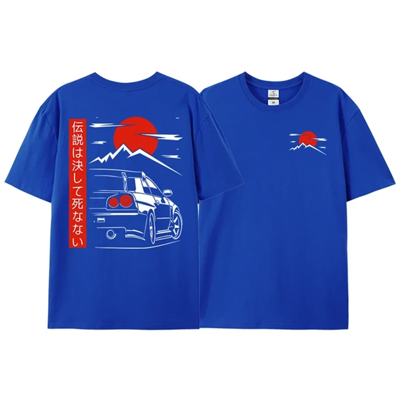 ๐ MEN'S T-SHIRT - JDM LEGEND GTR R34 ๐๏ธ