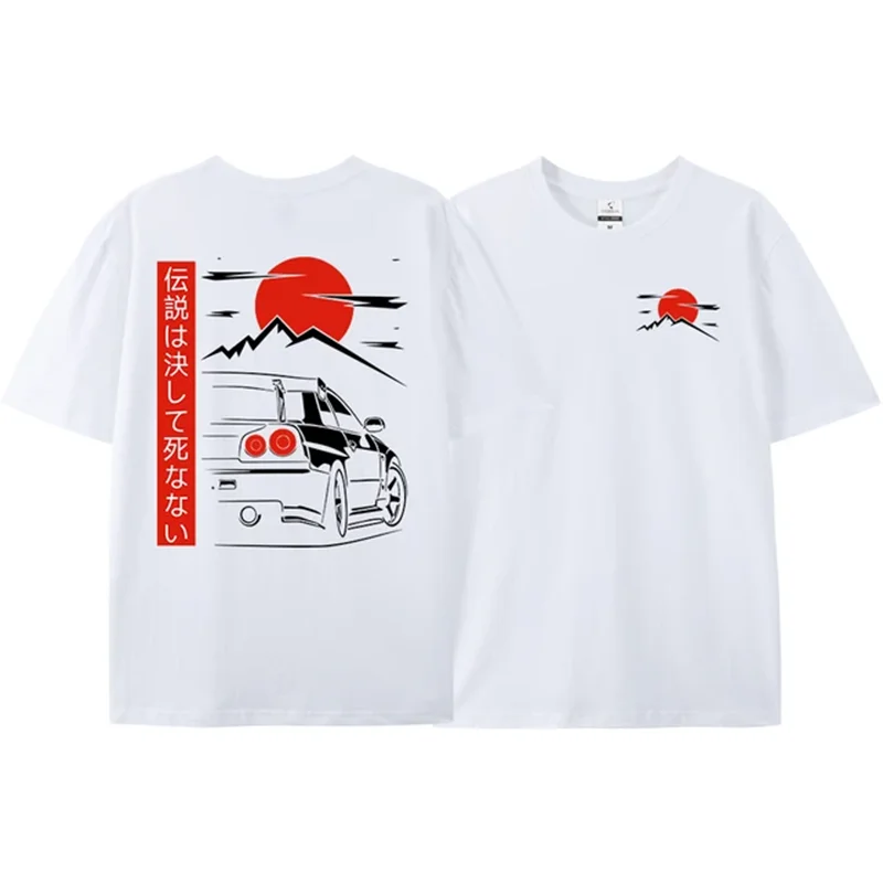 ๐ MEN'S T-SHIRT - JDM LEGEND GTR R34 ๐๏ธ