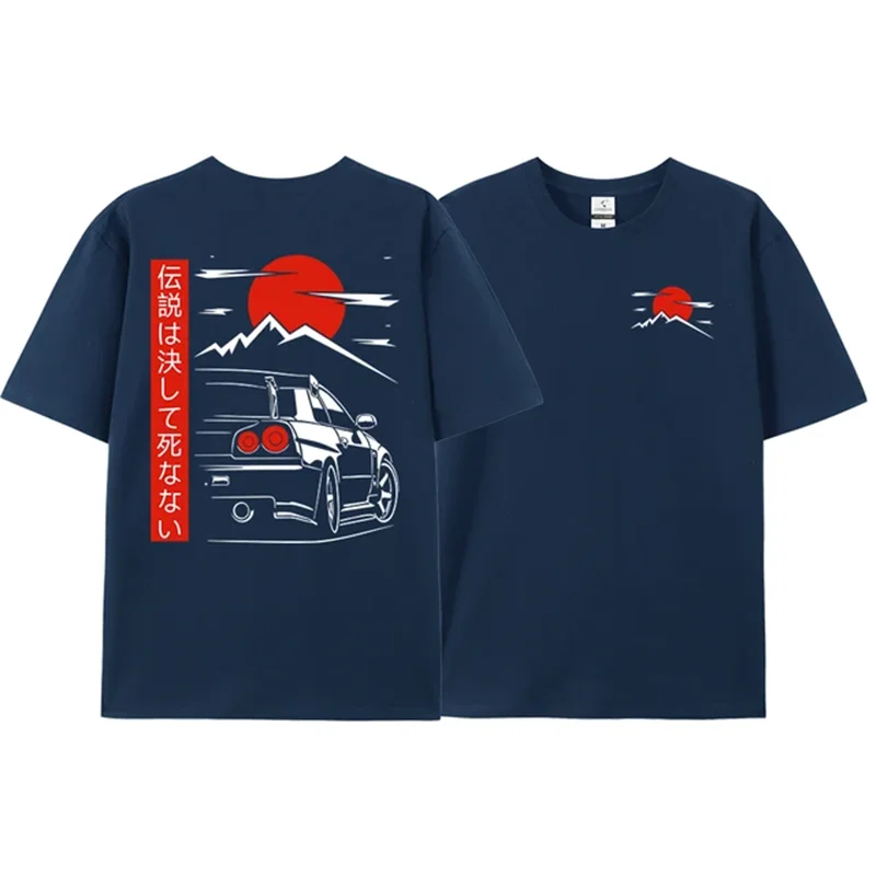 ๐ MEN'S T-SHIRT - JDM LEGEND GTR R34 ๐๏ธ