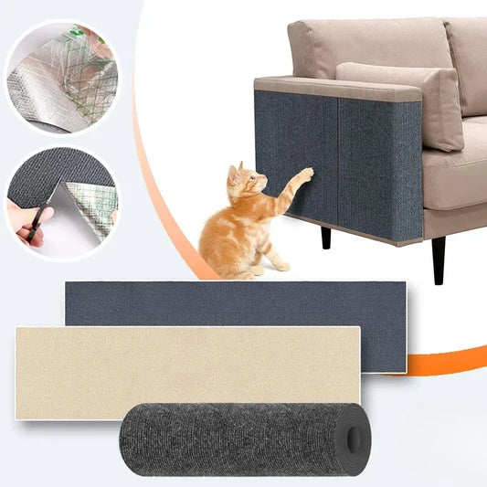 Self-Adhesive Carpet Cats Scratch Board Wall Anti Cat Scratch Sofa Diy Cats Scratch Board Sofa Protection Paws Sharpen Trimmable Pet Products