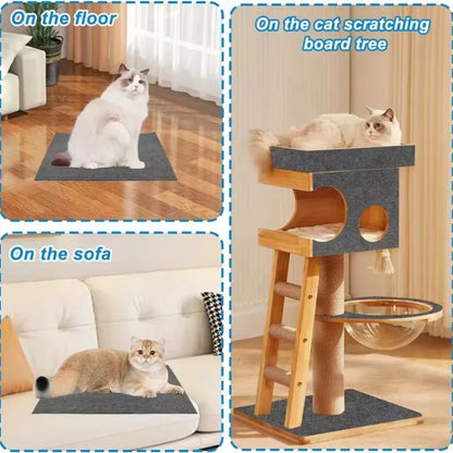 Self-Adhesive Carpet Cats Scratch Board Wall Anti Cat Scratch Sofa Diy Cats Scratch Board Sofa Protection Paws Sharpen Trimmable Pet Products