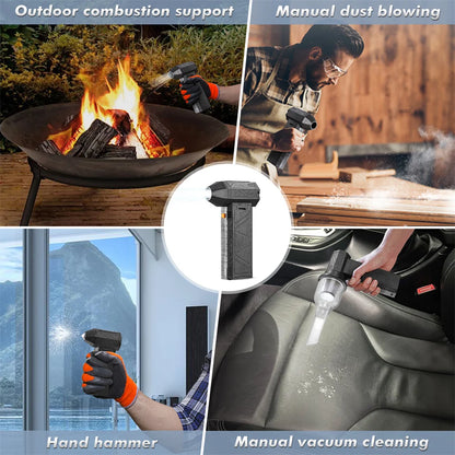 Turbo Fan Silent High Power Jet Fan Brushless Motor Air Duster Fast Recharging Dust Blower Air Blower