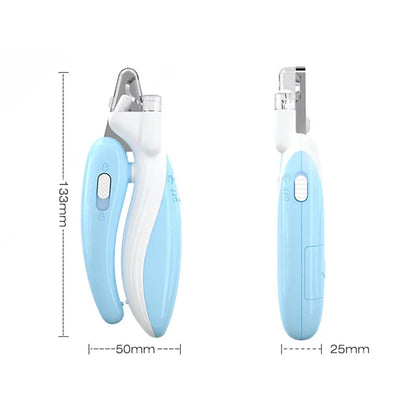 Pet Nail Clippers Dog Nail Clippers Cat Nail Clippers LED Electric Nail Grinder Pet Supplies LED Light Pet Nail Clippers