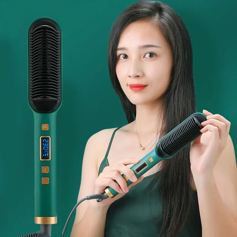 Negative Ion Hair Straightener Styling Comb