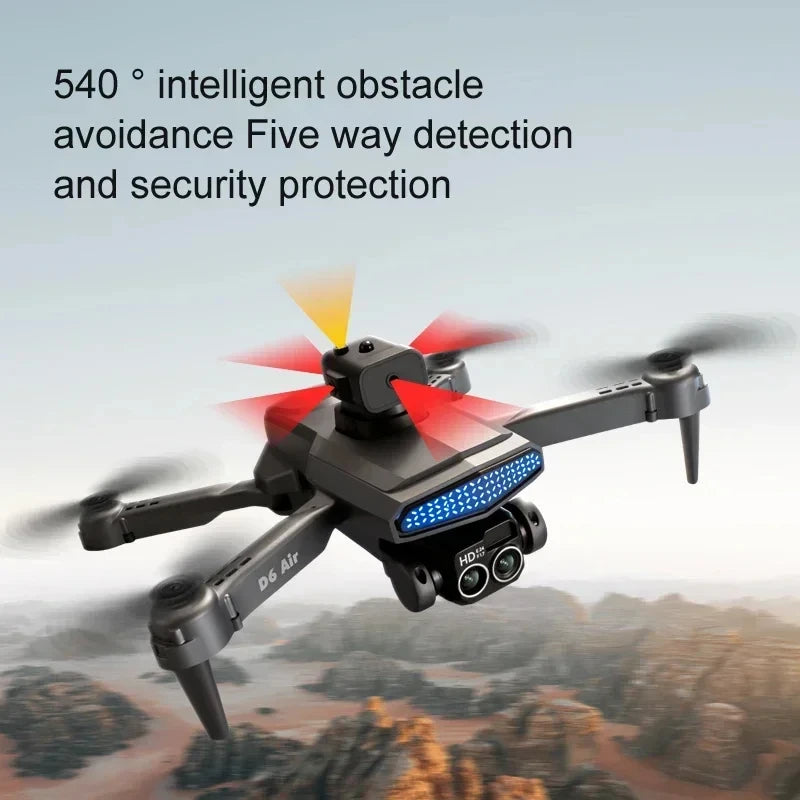 Lenovo D6 PRO Drone Professional WIFI GPS Brushless Motor Dual Camera 8K