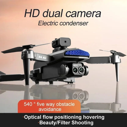 Lenovo D6 PRO Drone Professional WIFI GPS Brushless Motor Dual Camera 8K