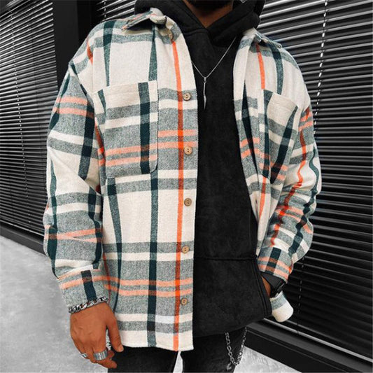 🍁 Comfort & Style for Autumn-Winter – The Thick Plaid Shirt you need! 🍂